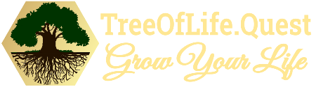 Tree of Life Quest Logo with tagline Grow Your Life